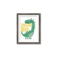 Picture of Green Roar _GroupedProduct_Rectangle_Portrait_Mini_ _GroupedProduct_Rectangle_Portrait_Framed_Matted_