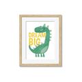 Picture of Green Roar _GroupedProduct_Rectangle_Portrait_Mini_ _GroupedProduct_Rectangle_Portrait_Framed_Matted_