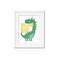 Picture of Green Roar _GroupedProduct_Rectangle_Portrait_Mini_ _GroupedProduct_Rectangle_Portrait_Framed_Matted_