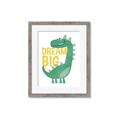 Picture of Green Roar _GroupedProduct_Rectangle_Portrait_Mini_ _GroupedProduct_Rectangle_Portrait_Framed_Matted_
