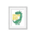 Picture of Green Roar _GroupedProduct_Rectangle_Portrait_Mini_ _GroupedProduct_Rectangle_Portrait_Framed_Matted_