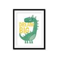 Picture of Green Roar _GroupedProduct_Rectangle_Portrait_Mini_ _GroupedProduct_Rectangle_Portrait_Framed_Matted_