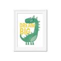 Picture of Green Roar _GroupedProduct_Rectangle_Portrait_Mini_ _GroupedProduct_Rectangle_Portrait_Framed_Matted_