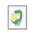 Picture of Green Roar _GroupedProduct_Rectangle_Portrait_Mini_ _GroupedProduct_Rectangle_Portrait_Framed_Matted_