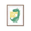Picture of Green Roar _GroupedProduct_Rectangle_Portrait_Mini_ _GroupedProduct_Rectangle_Portrait_Framed_Matted_