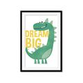Picture of Green Roar _GroupedProduct_Rectangle_Portrait_Mini_ _GroupedProduct_Rectangle_Portrait_Framed_Matted_
