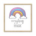 Picture of Everything is Magic _GroupedProduct_Square_Mini_ _GroupedProduct_Square_Framed_Matted_