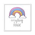 Picture of Everything is Magic _GroupedProduct_Square_Mini_ _GroupedProduct_Square_Framed_Matted_