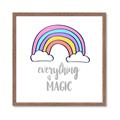 Picture of Everything is Magic _GroupedProduct_Square_Mini_ _GroupedProduct_Square_Framed_Matted_