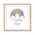 Picture of Everything is Magic _GroupedProduct_Square_Mini_ _GroupedProduct_Square_Framed_Matted_