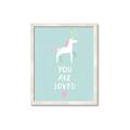 Picture of Loved Unicorn _GroupedProduct_Rectangle_Portrait_Mini_ _GroupedProduct_Rectangle_Portrait_Framed_Matted_