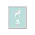 Picture of Loved Unicorn _GroupedProduct_Rectangle_Portrait_Mini_ _GroupedProduct_Rectangle_Portrait_Framed_Matted_
