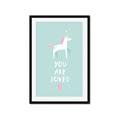 Picture of Loved Unicorn _GroupedProduct_Rectangle_Portrait_Mini_ _GroupedProduct_Rectangle_Portrait_Framed_Matted_
