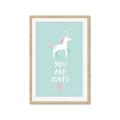 Picture of Loved Unicorn _GroupedProduct_Rectangle_Portrait_Mini_ _GroupedProduct_Rectangle_Portrait_Framed_Matted_