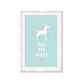 Picture of Loved Unicorn _GroupedProduct_Rectangle_Portrait_Mini_ _GroupedProduct_Rectangle_Portrait_Framed_Matted_