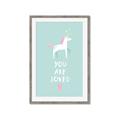 Picture of Loved Unicorn _GroupedProduct_Rectangle_Portrait_Mini_ _GroupedProduct_Rectangle_Portrait_Framed_Matted_