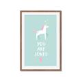 Picture of Loved Unicorn _GroupedProduct_Rectangle_Portrait_Mini_ _GroupedProduct_Rectangle_Portrait_Framed_Matted_