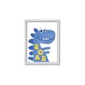 Picture of Blue Roar _GroupedProduct_Rectangle_Portrait_Mini_ _GroupedProduct_Rectangle_Portrait_Framed_Matted_