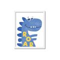 Picture of Blue Roar _GroupedProduct_Rectangle_Portrait_Mini_ _GroupedProduct_Rectangle_Portrait_Framed_Matted_