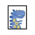 Picture of Blue Roar _GroupedProduct_Rectangle_Portrait_Mini_ _GroupedProduct_Rectangle_Portrait_Framed_Matted_