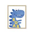 Picture of Blue Roar _GroupedProduct_Rectangle_Portrait_Mini_ _GroupedProduct_Rectangle_Portrait_Framed_Matted_