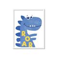 Picture of Blue Roar _GroupedProduct_Rectangle_Portrait_Mini_ _GroupedProduct_Rectangle_Portrait_Framed_Matted_