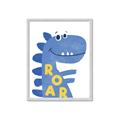Picture of Blue Roar _GroupedProduct_Rectangle_Portrait_Mini_ _GroupedProduct_Rectangle_Portrait_Framed_Matted_