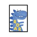 Picture of Blue Roar _GroupedProduct_Rectangle_Portrait_Mini_ _GroupedProduct_Rectangle_Portrait_Framed_Matted_