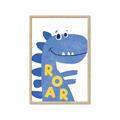 Picture of Blue Roar _GroupedProduct_Rectangle_Portrait_Mini_ _GroupedProduct_Rectangle_Portrait_Framed_Matted_