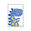 Picture of Blue Roar _GroupedProduct_Rectangle_Portrait_Mini_ _GroupedProduct_Rectangle_Portrait_Framed_Matted_