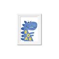 Picture of Blue Roar _GroupedProduct_Rectangle_Portrait_Mini_ _GroupedProduct_Rectangle_Portrait_Framed_Matted_