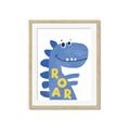 Picture of Blue Roar _GroupedProduct_Rectangle_Portrait_Mini_ _GroupedProduct_Rectangle_Portrait_Framed_Matted_