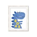 Picture of Blue Roar _GroupedProduct_Rectangle_Portrait_Mini_ _GroupedProduct_Rectangle_Portrait_Framed_Matted_