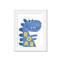 Picture of Blue Roar _GroupedProduct_Rectangle_Portrait_Mini_ _GroupedProduct_Rectangle_Portrait_Framed_Matted_