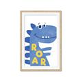 Picture of Blue Roar _GroupedProduct_Rectangle_Portrait_Mini_ _GroupedProduct_Rectangle_Portrait_Framed_Matted_