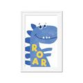 Picture of Blue Roar _GroupedProduct_Rectangle_Portrait_Mini_ _GroupedProduct_Rectangle_Portrait_Framed_Matted_