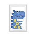 Picture of Blue Roar _GroupedProduct_Rectangle_Portrait_Mini_ _GroupedProduct_Rectangle_Portrait_Framed_Matted_