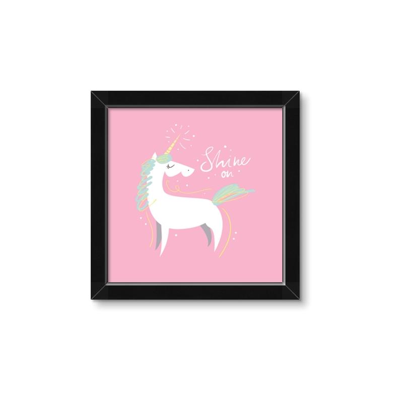 Picture of Shine On Unicorn Pink _GroupedProduct_Square_Mini_ _GroupedProduct_Square_Framed_Matted_
