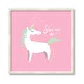Picture of Shine On Unicorn Pink _GroupedProduct_Square_Mini_ _GroupedProduct_Square_Framed_Matted_