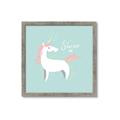 Picture of Shine On Unicorn Blue _GroupedProduct_Square_Mini_ _GroupedProduct_Square_Framed_Matted_