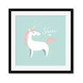 Picture of Shine On Unicorn Blue _GroupedProduct_Square_Mini_ _GroupedProduct_Square_Framed_Matted_