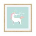 Picture of Shine On Unicorn Blue _GroupedProduct_Square_Mini_ _GroupedProduct_Square_Framed_Matted_