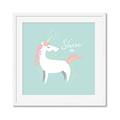 Picture of Shine On Unicorn Blue _GroupedProduct_Square_Mini_ _GroupedProduct_Square_Framed_Matted_