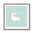 Picture of Shine On Unicorn Blue _GroupedProduct_Square_Mini_ _GroupedProduct_Square_Framed_Matted_