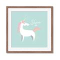 Picture of Shine On Unicorn Blue _GroupedProduct_Square_Mini_ _GroupedProduct_Square_Framed_Matted_