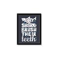 Picture of Sharky Teeth _GroupedProduct_Rectangle_Portrait_Mini_ _GroupedProduct_Rectangle_Portrait_Framed_Matted_