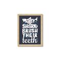 Picture of Sharky Teeth _GroupedProduct_Rectangle_Portrait_Mini_ _GroupedProduct_Rectangle_Portrait_Framed_Matted_