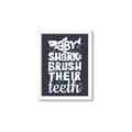 Picture of Sharky Teeth _GroupedProduct_Rectangle_Portrait_Mini_ _GroupedProduct_Rectangle_Portrait_Framed_Matted_