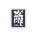 Picture of Sharky Teeth _GroupedProduct_Rectangle_Portrait_Mini_ _GroupedProduct_Rectangle_Portrait_Framed_Matted_