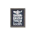Picture of Sharky Teeth _GroupedProduct_Rectangle_Portrait_Mini_ _GroupedProduct_Rectangle_Portrait_Framed_Matted_